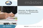 Masters Profesionales · Con el Masters Profesionales Master en Auditoría de Cuentas usted alcanzará los siguientes objetivos: Adquirir conocimientos para el análisis de la información