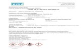 New HOJA DE DATOS DE SEGURIDAD - FPPF Chemical · 2020. 6. 25. · Fecha de Revisión de la HDS (dd/mm/aaaa): 04/02/2020 HOJA DE DATOS DE SEGURIDAD Las concentraciones exactas de