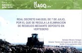 Presentación de PowerPoint - AGQ Labs España · 2020. 9. 11. · clasificación de los residuos, madurez y estabilización de la fracción orgánica de los residuos municipales