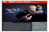 Quincy Edition · 2018. 11. 12. · Sonido emblemático de Quincy El legendario producto Quincy Jones ha respaldado totalmente el sonido de JBL que se encuentra en los cines, estadios