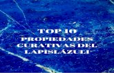 New TOP 10 · 2020. 3. 17. · Entre los cristales curativos, el lapislázuli es la piedra que conecta con vidas pasadas, conmemoración al ... Ángeles Guardianes ... obtiene ayuda