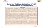 Boletín Epidemiológico Nº 07 - HOSPITAL REGIONAL DE HUACHOhdhuacho.gob.pe/WEB/descargas_epi/boletin/2017/BOL_SEM_07.pdf · conservación adecuada, falta de lavado, cocción inadecuada,