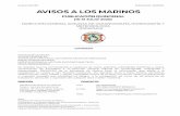 AVISOS A LOS MARINOS - DIGAOHM P) 143/14/2020.Oceano Pacifico. ¢â‚¬â€œ Bah£­a Vargas Lozano, Isla Socorro