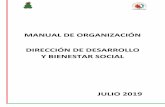 MANUAL DE ORGANIZACIÓN DIRECCIÓN DE ......México, de la Ley de Bienes del Estado de México y de sus Municipios y del Código Administrativo del Estado de México -Decreto número