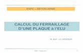ENPC BETON ARME...ENPC –BETON ARME M. Bué - Le 14/05/2020 U.I - Coques ELU -2-SOMMAIRE 1. Présentation 2. Plaque soumise uniquement à des efforts de membrane : méthode de …