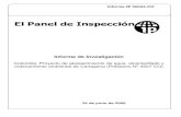 Informe de Investigación - inspectionpanel.org · Informe Nº 32034-CO 24 de junio de 2005 Informe de Investigación Colombia: Proyecto de abastecimiento de agua, alcantarillado
