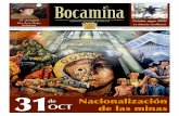 Nacionalización OCT de las minascomibol.gob.bo/images/bocaminas/bocamina79.pdf · 2020. 5. 22. · 2 Bocamina PERIÓDICO DE LA MINERÍA NACIONALIZADA Octubre de 2019 // Año 9