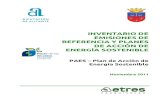 INVENTARIO DE EMISIONES DE REFERENCIA Y PLANES ...Inventario de Emisiones de Referencia Planes de Acción de Energía Sostenible Pacto de los Alcaldes PAES Plan de Acción de Energía