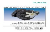 MOTORES DIESEL KUBOTA...Kubota, un proveedor lider de mo-tores diesel con˜ables, presenta el conveniente tipo de motores “One Side Maintenance” (mantenimiento por un solo lado)