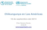 Chikungunya en Las Américas · 2019. 10. 24. · Área Andina Bolivia Semana 29 0 3 0.0 0 Colombia Semana 37 4 1 0.0 0 Perú Semana 28 0 3 0.0 0 Venezuela / Semana 37 303 70 1.0