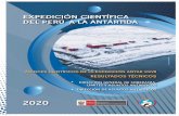 EXPEDICIÓN CIENTÍFICA DEL PERÚ A LA ANTÁRTIDA · En 1988, el Perú realizó su primera expedi-ción al continente blanco y en 1989 cons-truyó la Estación Científica Antártica