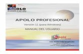 APOLO PROFESIONAL - Apolosoft | Desarrollo de Software a la … · 2010. 8. 23. · propietario de la empresa, ha dirigido todos sus esfuerzos, tanto económicos como intelectuales,