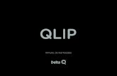 Delta Q - QLIP · 2020. 4. 6. · • Gire o manípulo de extração para a esquerda até à posição aberto . Puxe para fora o manípulo fechado com a tampa (de extração de modo