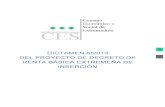 Dictamen 6-2013 - Extremadura · DICTAMEN ESTRUCTURA Y CONTENIDO El Proyecto de Decreto remitido por la Consejería de Salud y Política Social del Gobierno de Extremadura para su
