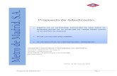 Propuesta de Adjudicación - Comunidad de Madrid...Propuesta de Adjudicación Pág. 2 1 OBJETO El presente documento, elaborado por el Órgano de Asistencia de conformidad con las