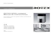 ROTEX HPSU compact Manual de instrucciones - Daikines.intpre.daikineurope.com/binaries/Manual-de... · 2016. 3. 16. · ej. el montaje, la conexión y la primera puesta en marcha)