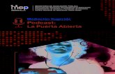 Mediación Sugerida Podcast · La Puerta Abierta es un podcast educativo creado en abril del 2020, a cargo de la docente de Educación Musical Carolina Campos del Centro Nacional
