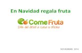 EnNavidadregalafruta...frutas y verduras de temporada 22,85€* Cesta 2: Naranjas Valencia Una caja de 10 kgs con naranjas de valencia recién recogidas 25,85€* ComeFruta es la única