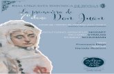 La primavera de 7ºabono Don Juan · 2019. 2. 11. · Programa La primavera de Don Juan Primera parte WOLFGANG AMADEUS MOZART (1756-1791) Don Giovanni, KV. 527, Obertura (1787) (del