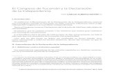El Congreso de Tucumán y la Declaración de la Independencia · Túpac Amaru II (José Gabriel Condorcanqui), en el Cuzco, en 1780-1781; la Revo lución de los comuneros del Socorro,