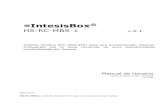 IntesisBox HS-RC-MBS-1 Manual de Usuario Español€¦ · Interfaz Modbus RTU (EIA-485) para aire acondicionado Hisense. Compatible con la línea comercial de aires acondicionados