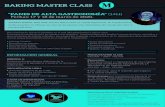 master class n - formacio.gremipa.comformacio.gremipa.com/pdfs/master_class_n.4.pdf · • Curso teórico-practico. Imprescindible asistir con ropa de trabajo. LUGAR DE IMPARTICIÓN: