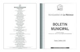 BOLETIN MUNICIPAL - La Matanza Partido · 2020. 9. 15. · BOLETIN MUNICIPAL _____ ... Impreso el 15 de Enero de 2015, en el Municipio de La Matanza - Almafuerte 3050 (1754) San Justo