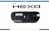 Hexa – Volume 2 – Manual Operacional · 2020. 2. 3. · Hexa – Volume 2 – Manual Operacional 2. 1. Introdução O equipamento Hexa foi desenvolvido com a finalidade de registrar