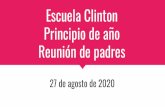 Escuela Clinton Principio de añoclinton.cps.edu/uploads/1/0/1/6/101693852/spanish...Los maestros compartirán con usted la próxima semana cómo se utilizarán estos programas en