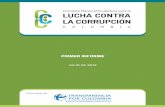 Primer Informe - Colombia · establecidas por el Plan Nacional de ... en la implementación de investigaciones y sanciones ejemplarizantes en sectores como la salud,4 el lavado de