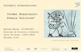Cordel Brasileiro: Poesia Política? · 2017. 4. 4. · gaelt-uvigo.blogspot.com 11:30 Conferência: Oralidade e memória na literatura de cordel Gisa Carvalho (Universidade Federal