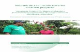 Informe de Evaluación Externa Final del proyecto · El proyecto evaluado, “Desarrollo productivo, mejora ambiental y fortalecimiento organizativo de 7 cooperativas de Matagalpa.
