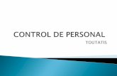CONTROL DE PERSONAL - SIFPRO ERPsifpro.gsiempre.com/sites/default/files/manuales/CONTROL... · 2016. 11. 22. · empleados, como Nombre, RFC, IMSS Nomina, Centro de Costos, ... Se