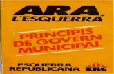 ESQUERRA REPUBLICANA ERC · 2017. 12. 7. · catament de la voluntat popular, la defensa de la catalanitat i l'establiment de mé-;; gran benestar per a tothom. Les dones i els homes