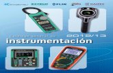 2012/13 instrumentaciónEl fabricante americano Extech presenta numerosas novedades en la gama profesional de medida eléctrica, destacando los nuevos multímetros EX210 y EX542, el