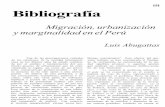 Bibliografía - Dialnet · 2015. 4. 1. · en Améric Latina sae destac la funcióa prin - mordial de l a ciuda comd factoo dre trans-misión d podee socio-económicr y políticoo