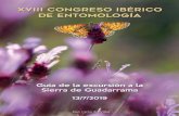 XVIII CONGRESO IBÉRICO DE ENTOMOLOGÍAxviiicongresoie.entomologica.es/cont/docs/GuadarramaCIE... · 2019. 7. 7. · estado de conservación en los que se puede encontrar una diversi-dad