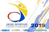 DOMINÓ - XIX Juegos Deportivos de Integración de los ...€¦ · DOMINO Cafetería - Villa Deportiva 4:00 p.m. Viernes 13 de Diciembre. PARTICIPANTES DOMINÓ Hombres 13 Participantes
