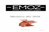 Memoria año 2018 · 2019. 1. 30. · Memoria EMOZ 2018 Pag. 4 de 27 las salas del museo con sus increíbles figuras. Durante los días de la instalación, miembros de este grupo