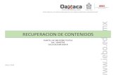 RECUPERACION DE CONTENIDOS · 2020. 5. 11. · reacciones químicas. * Distinguir y caracterizar las reacciones endotérmicas y exotérmicas. * Identificar reacciones endotérmicas
