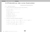 5 Primitiva de una función - Jaime Pinto204 Unidad 5| Primitiva de una función e) ∫( 3 1)senx x xdx7 −+ f g' xx7 −+31 senx 73x6 − –cosx 42x5 –senx 210x4 cosx 840x3 senx