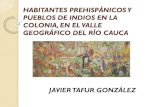 HABITANTES PREHISPÁNICOS Y PUEBLOS DE INDIOS EN LA COLONIA, EN …tafurgonzalezasociados.org/docs/ensayos/Habitantes... · 2020. 10. 10. · HABITANTES PREHISPÁNICOS Y PUEBLOS DE