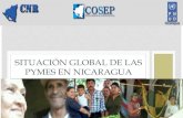 Situación de la MiPyme en Nicaragua - COSEP...de la Mipyme, especialmente en el ámbito internacional. •Necesidad de capacitación, y poco seguimiento para verificar su impacto