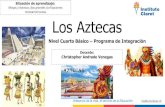 Mayas y Aztecas, dos grandes civilizaciones mesoamericanas ... · Aztecas •En sus inicios los aztecas, también conocidos como mexicas, fueron un pueblo nómade que habitó cerca