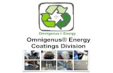 Omnigenus® Energy Coatings DivisionCoatin… · •Acabados imitación granito y mármol. •Diamond Reflections™ crea una hermosa gama de luz reflejada en todo momento. Membrana