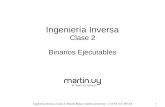 Ingeniería Inversa...Ingeniería Inversa | Clase 2 | Martin Balao | martin.uy/reverse | v1.0 ES | CC BY-SA 5 PE Tools para parsear o desensamblar PE dumpbin.exe (Visual Studio, Windows