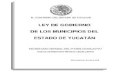 LEY DE GOBIERNO DE LOS MUNICIPIOS DEL ESTADO DE YUCATÁNsds.yucatan.gob.mx/archivos/marco-juridico-publicaciones... · 2020. 1. 3. · ley de gobierno de los municipios del estado