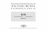 Revista Española de la FUNCIÓN · 2019. 9. 10. · XIII Jornadas de la Función Consultiva Crónica ..... Discurso inaugural ... to 775/2011, de 3 de junio, por el que se aprueba