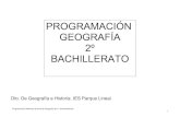 GEOGRAFÖA 2§ BACH 2020-21ies-parquelineal.centros.castillalamancha.es/sites/... · • Bloque 2. El relieve español, su diversidad geomorfológica. • Bloque 3. La diversidad
