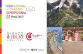 abado 8 JULIOperu.e625.com/wp-content/uploads/2017/05/FORO2017_PERU.pdf · Perú 2017  /e625peru sabado 8 JULIO LIMA, PERÚ ´